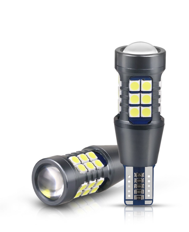 NLpearl 2x Signal Lamp W16W LED T15 921 912 Bulb Super Bright 3030 27SMD T15 Led Canbus Auto Backup Reserve Lights Tail Lamp 12V - V.I.P Digital Presence