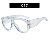 T-shaped large frame sunglasses, pilot's toad fashion cross-border sunglasses, personalized women's sunglasses - V.I.P Digital Presence