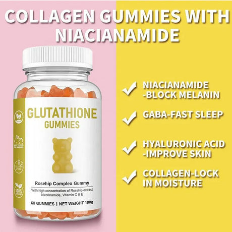 Niacinamide gummies Glutathione gummies Collagen gummies - V.I.P Digital Presence