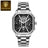 POEDAGAR Fashion Men Luxury Wristwatches Chronograph Luminous Waterproof Date Man Watch Square Dial Leather Quartz Men's Watches - V.I.P Digital Presence
