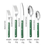 French Rivet ABS Handle Hotel Western Tableware Steak Knife Butter Knife Set - V.I.P Digital Presence