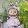 Clothing with 58cm LABUBU Design ZIMOMO Doll Clothes Rubber LABUBU Plush Toy Clothing Cute