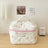 Cute Bow Flower Quilting Cotton Makeup Bag Women Zipper Cosmetic Organizer Female Cloth Handbag Portable Toiletry Case for Girls - V.I.P Digital Presence