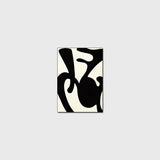 Simple modern versatile geometric monochrome black and white imitation cashmere living room floor mat - V.I.P Digital Presence
