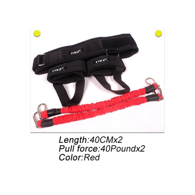 TTCZ Fitness Bounce Trainer Rope Resistance Band  Basketball Tennis Running Jump Leg Strength Agility Training Strap  equipment - V.I.P Digital Presence