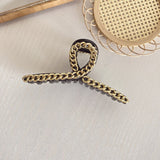 Women Girls Fashion Transparent Hair Claws Hair Clips Hair Accessories Elegant korean Style Women Big Size Chain Headwear - V.I.P Digital Presence