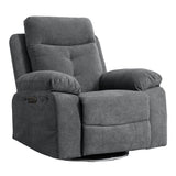 270 degree rotating electric lounge chair with Bluetooth speaker, LED light, telescopic foot pedal adjustable backrest DG - V.I.P Digital Presence