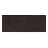 48-Inch Rustic Vintage Console Table --- Farmhouse Style Entryway Table with Open Shelf and Sturdy Construction  (Espresso) - V.I.P Digital Presence