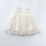 New embroidered mesh suspender dress for girls strapless fluffy princess dress - V.I.P Digital Presence