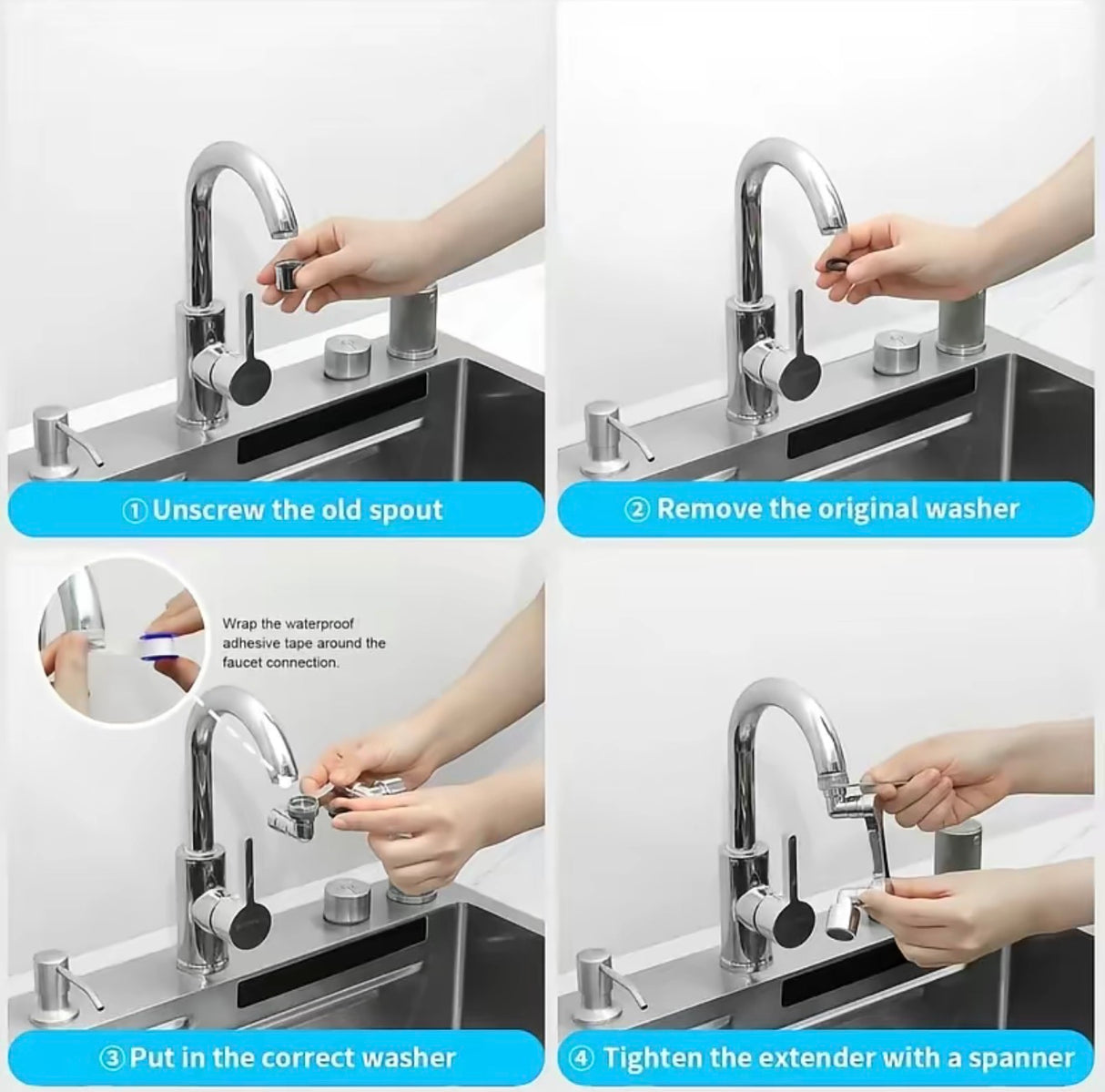 FlexFlow Faucet Extender