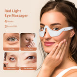 Microcurrent Massaging Eye Beauty Device with EMS and Red Light for Eye Massage and Dark Circle Reduction - V.I.P Digital Presence