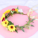Korean style flower garland headwear sunflower children's performance scenic area decoration headwear hair accessories sunflower - V.I.P Digital Presence
