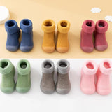 Baby walking shoes in autumn and winter with plush and thickened soft soles, non slip, pure cotton floor socks for both boys and girls to keep warm - V.I.P Digital Presence