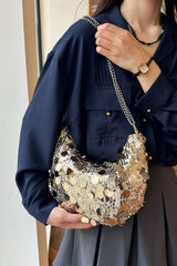 Sequin Chain Crossbody Bag - V.I.P Digital Presence