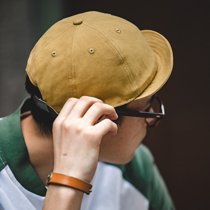 American retro cowboy duckbill hat short brimmed hat short brimmed hat men's trend - V.I.P Digital Presence
