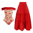 European and American printed one-piece swimsuit women's vacation beach - V.I.P Digital Presence