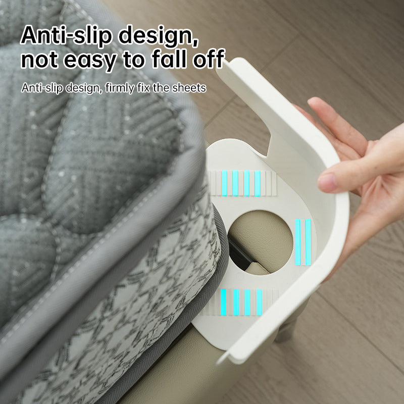 4 Heavy-Duty Bedsheet Corner Clips. High - quality, durable, and reliable. Ideal for securing bed sheets and protectors. - V.I.P Digital Presence