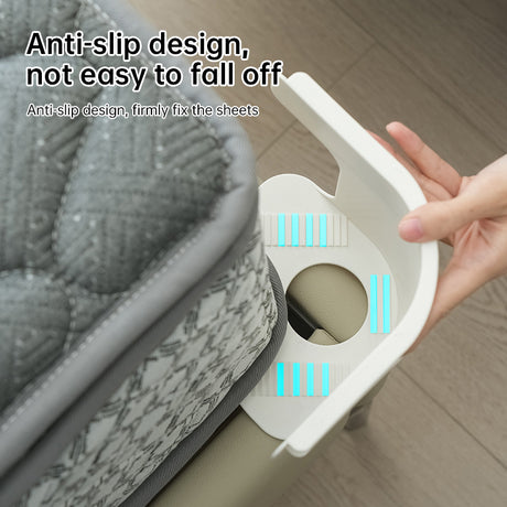 4 Heavy-Duty Bedsheet Corner Clips. High - quality, durable, and reliable. Ideal for securing bed sheets and protectors. - V.I.P Digital Presence