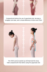 Adjustable open back shoulder stick correct hunchback correction cross yoga stick for corrective posture - V.I.P Digital Presence