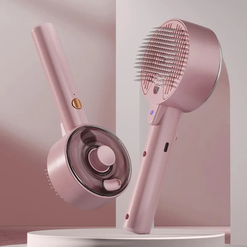 Pet Spray Massage Comb for Cats and Dogs with Electric Spray Water Steam Brush Kitten Pet Bath Brush Massage Pet Hair Remover - V.I.P Digital Presence
