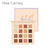 Mee Carney Beauty Makeup 16 Color Eye Shadow Plate Ins Matte Pearl Glitter Pink Earth Color Eye Shadow Plate MC12 - V.I.P Digital Presence