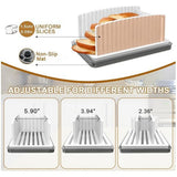 New detachable bread cutting tray Multifunctional foldable bread slicer with tray - V.I.P Digital Presence