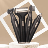 New Men's 4 in 1 Electric Razor Nose Hair Sideburns Knife Trimmer Eyebrow Grooming Set Compound - V.I.P Digital Presence