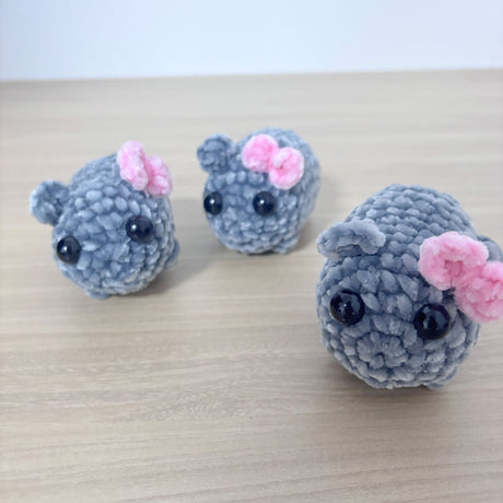 Chenille singing sad hamster keychain pendant Hamster emotional comfort doll - V.I.P Digital Presence