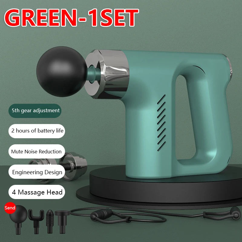 New Intelligent High Frequency Massage Gun Electric Deep Tissue Muscle Relaxation Fitness Body Massager Fascia Gun - V.I.P Digital Presence