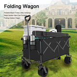 Collapsible Folding Wagon Push Pull Foldable Beach Wagon Cart - V.I.P Digital Presence