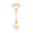 Natural Rose Quartz Facial Massage Crystal Stone Body Jade Massager Derma Roller Skincare Ice Roller Wrinkle Removal Beauty Tool - V.I.P Digital Presence
