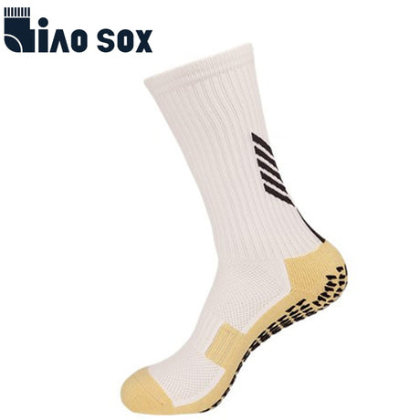 Anti Slip Football Soccer Socks for Men Teenage Kid Boys Sport  Grips Crew Socks Black White Blue High Quality - V.I.P Digital Presence