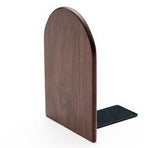Solid beech wood book end natural wood walnut bookend home storage bookshelf decor bookstop natural wood crafts - V.I.P Digital Presence