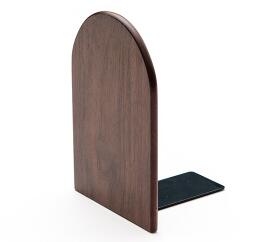 Solid beech wood book end natural wood walnut bookend home storage bookshelf decor bookstop natural wood crafts - V.I.P Digital Presence