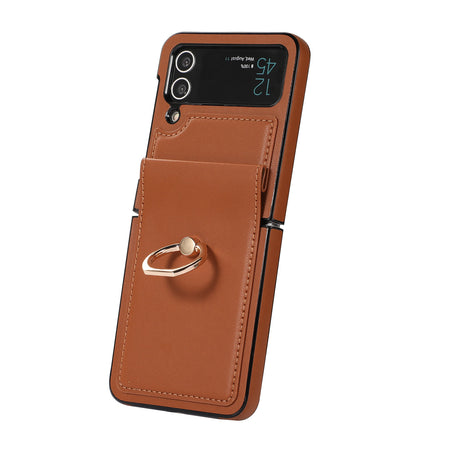 New Samsung Z Flip 3 Folding Screen Phone Case Z Flip 4 Anti Drop Protective Cover Ring Phone Case - V.I.P Digital Presence
