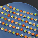 Titanium Steel Oil Drip Flower Necklace - V.I.P Digital Presence