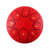 Tongue Drum 6 Inch Steel Tongue Drum Set 8 Tune Hand Pan Drum Pad Tank Sticks Carrying Bag Percussion Instruments Accessories - V.I.P Digital Presence