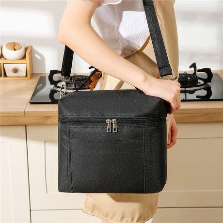 Women's lunch bag. Light, insulated, leak - proof, waterproof. Adjustable strap, reusable, for work, picnic, travel. - V.I.P Digital Presence