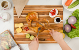 Teak Cutting Board Natural + Solid Wood + 5 Pieces 18 INCH, Pack of 5 Pieces - V.I.P Digital Presence