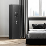 3-4 rifle and handgun safes, quick fingerprint with detachable rack and 2 adjustable gun slots - V.I.P Digital Presence
