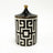 Gold Plated Stripe Ceramic Storage Jar Home Scented Candle Bottle Wedding Candy Gift Jar Cosmetic Jewelry Storage Bottle Decor - V.I.P Digital Presence