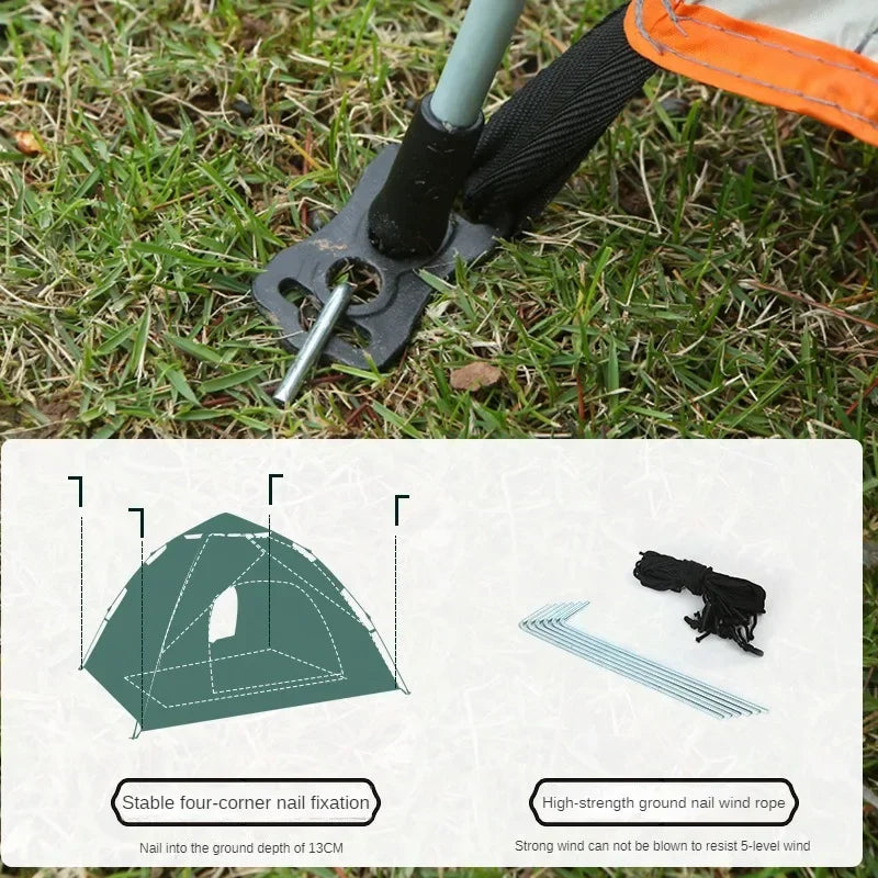 Outdoor Tent For Camping 2 Person Convenient and breathable Fully Automatic Quick Opening Emergency Tent - V.I.P Digital Presence