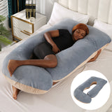 Pregnant women's pillow waist protection side sleeping slope pillow J-shaped pregnancy sleeping pillow - V.I.P Digital Presence