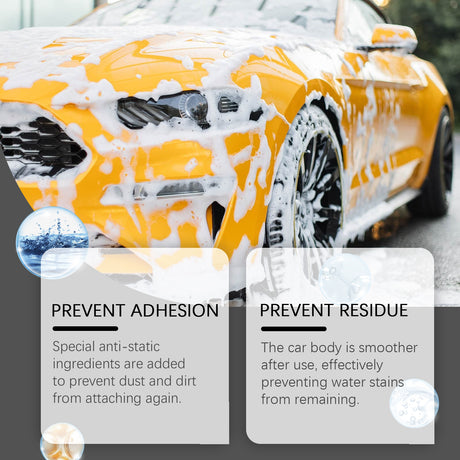 Foam Car Wash Liquid, Car Cleaning Mild Decontamination Foam Dust Refurbished Bright Cleaner - V.I.P Digital Presence