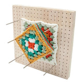 Wooden blocking board Manual wool grid board With 324 Small Holes For Setting Sewing - V.I.P Digital Presence