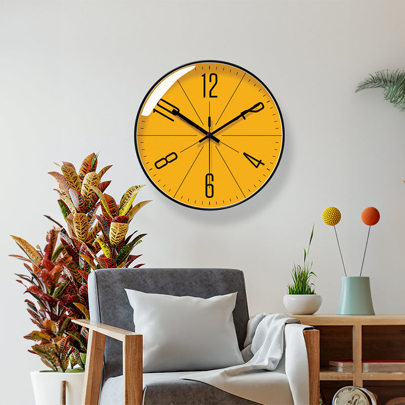 Brand - new 10/12 - inch modern wall clock. Its silent quartz makes it perfect for living rooms. - V.I.P Digital Presence