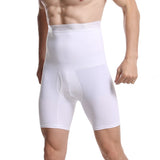 Men's Double layered High Waist Tight Belly Pants Elastic Solid Color Men's Breathable Lifting Hip Shaping Pants - V.I.P Digital Presence