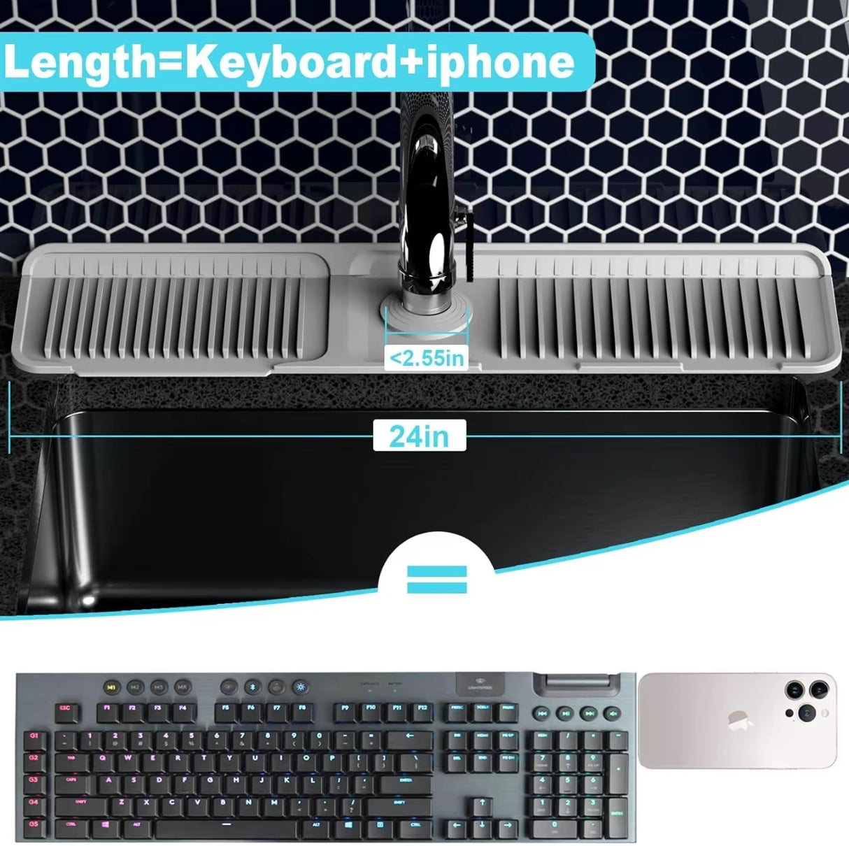 Alfombrilla protectora para grifo