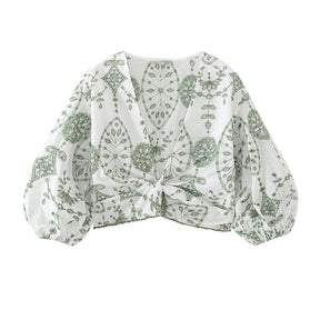 Fashionable Casual Loose Embroidered Short Top and Shorts for Women - V.I.P Digital Presence