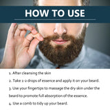 Beard Fuller & Strengthen Serum, Soft And Bright Men's Beard Strong Root Nourishing And Bushy Care Essence - V.I.P Digital Presence